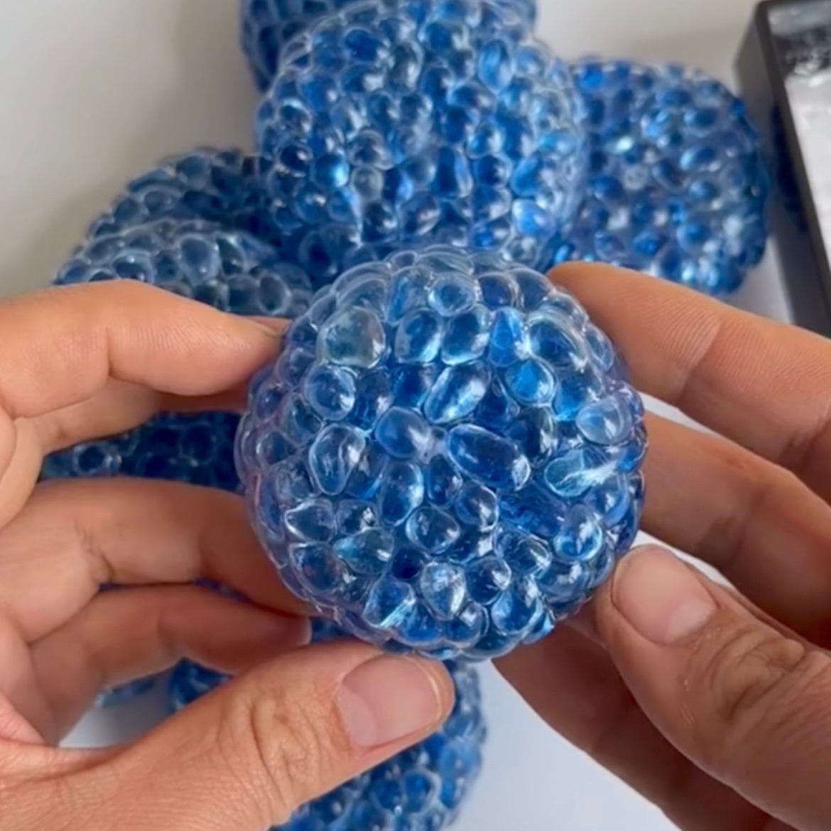 Blue Crystal Bead Stress Ball