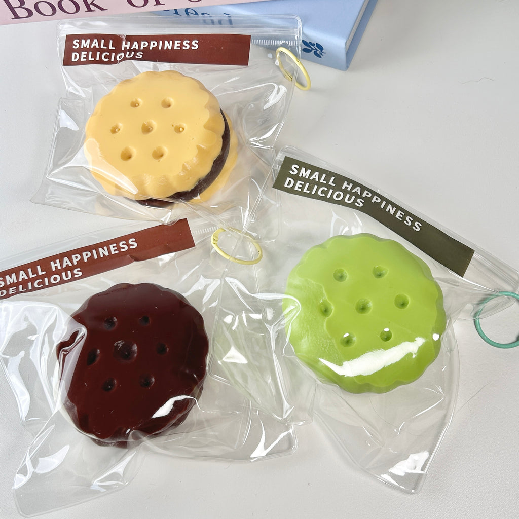 Emoji Cookie Squishy Toy