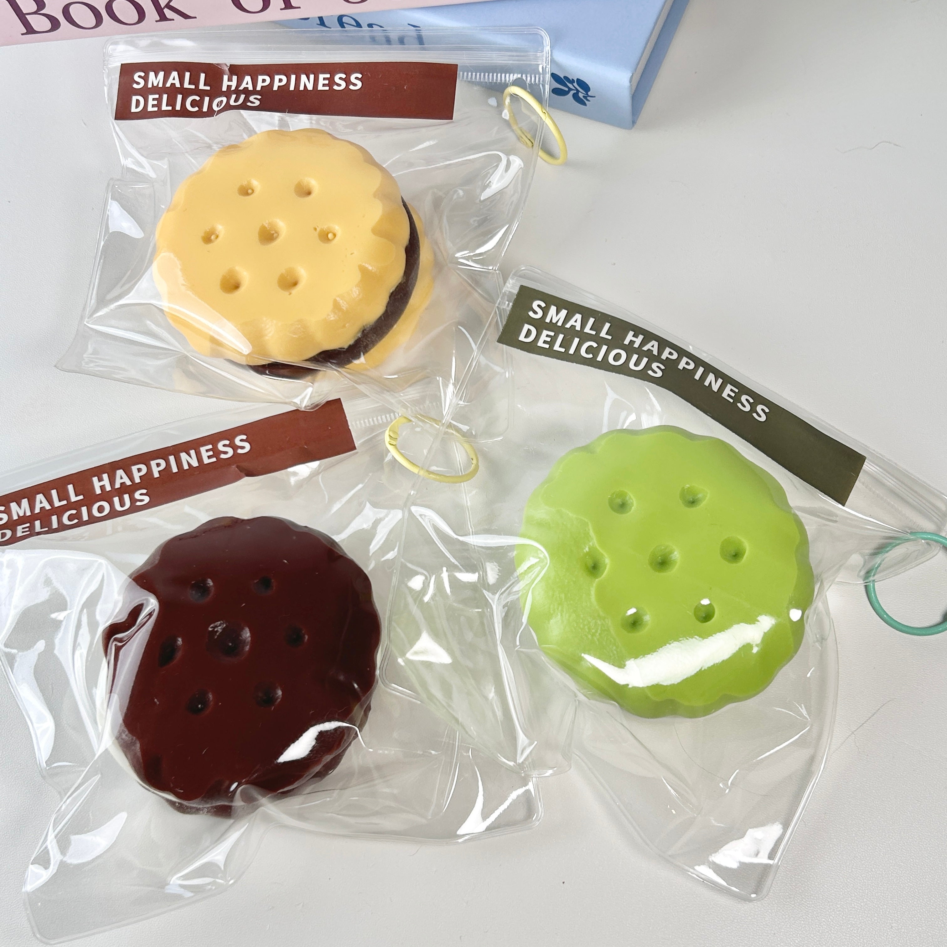 Emoji Cookie Squishy Toy