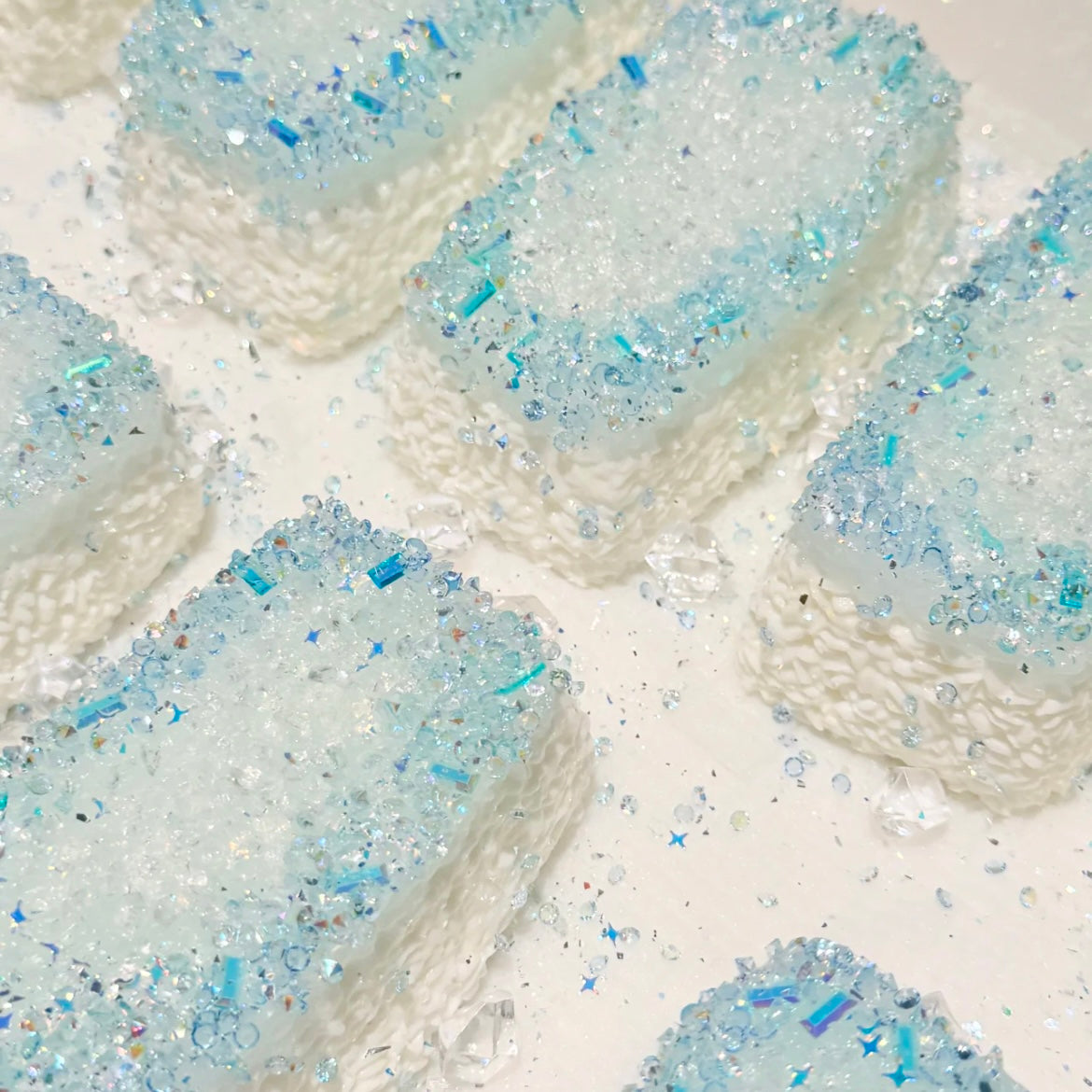 Frozen Crystal Crispy Rectangle Squishy Toy