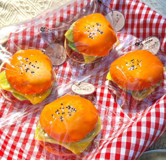 Seven-Layer Burger Squishy Toy