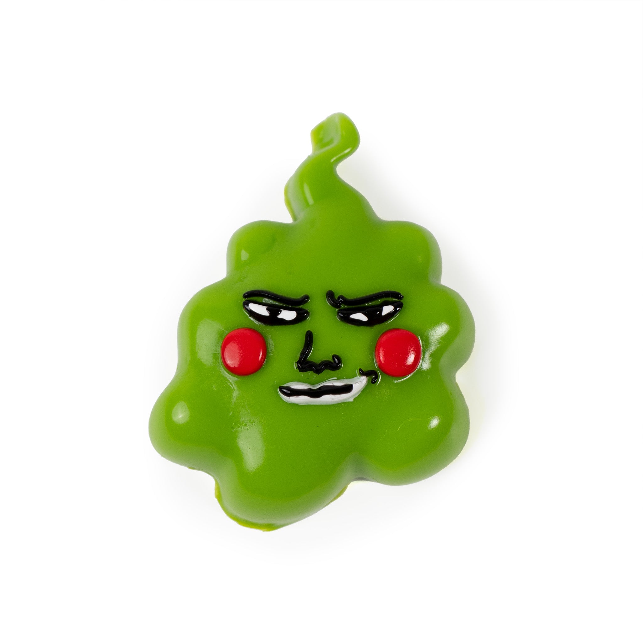Evil Green Flame Squishy Toy