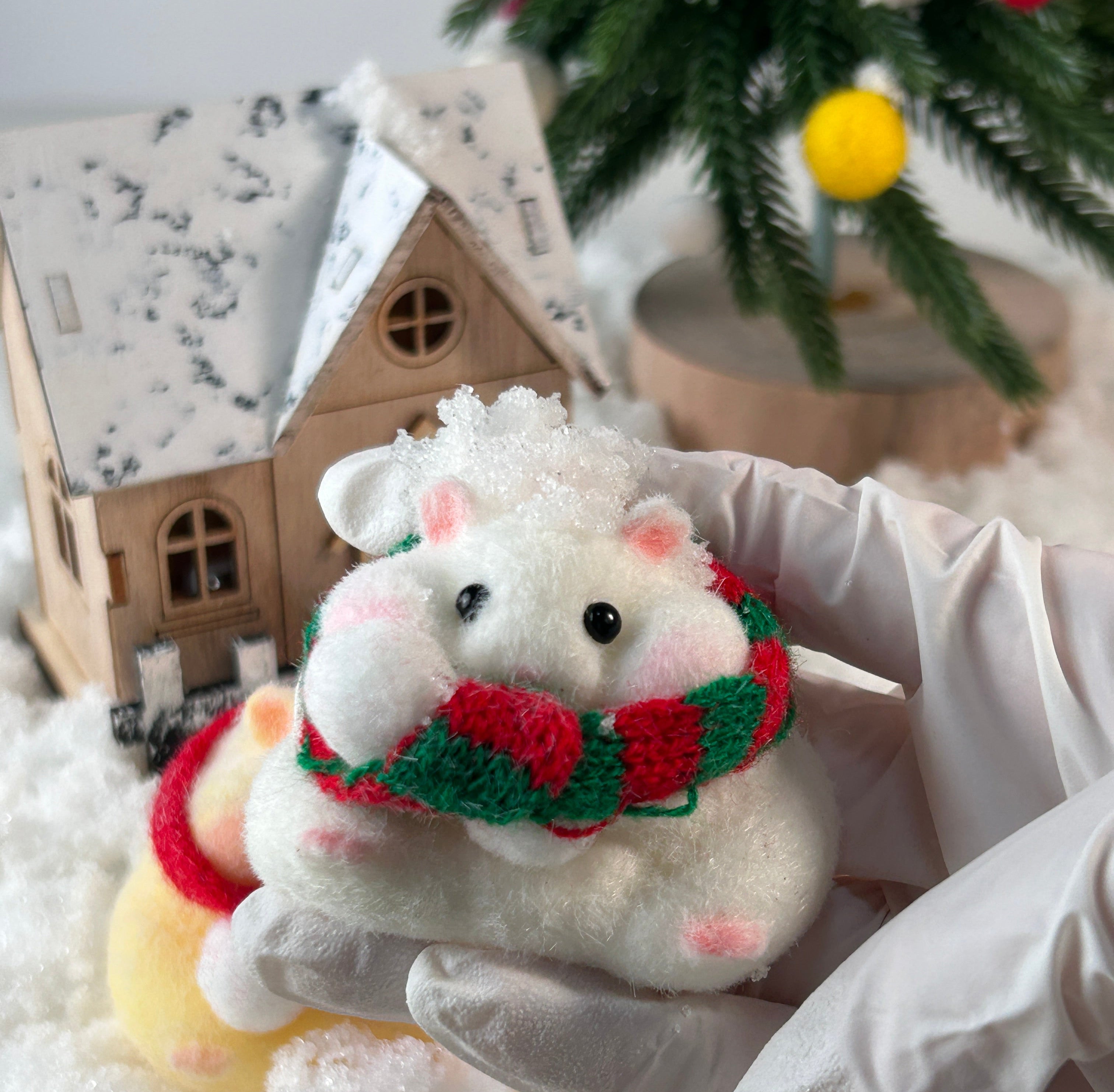 Baby Hamster Squishy Toy