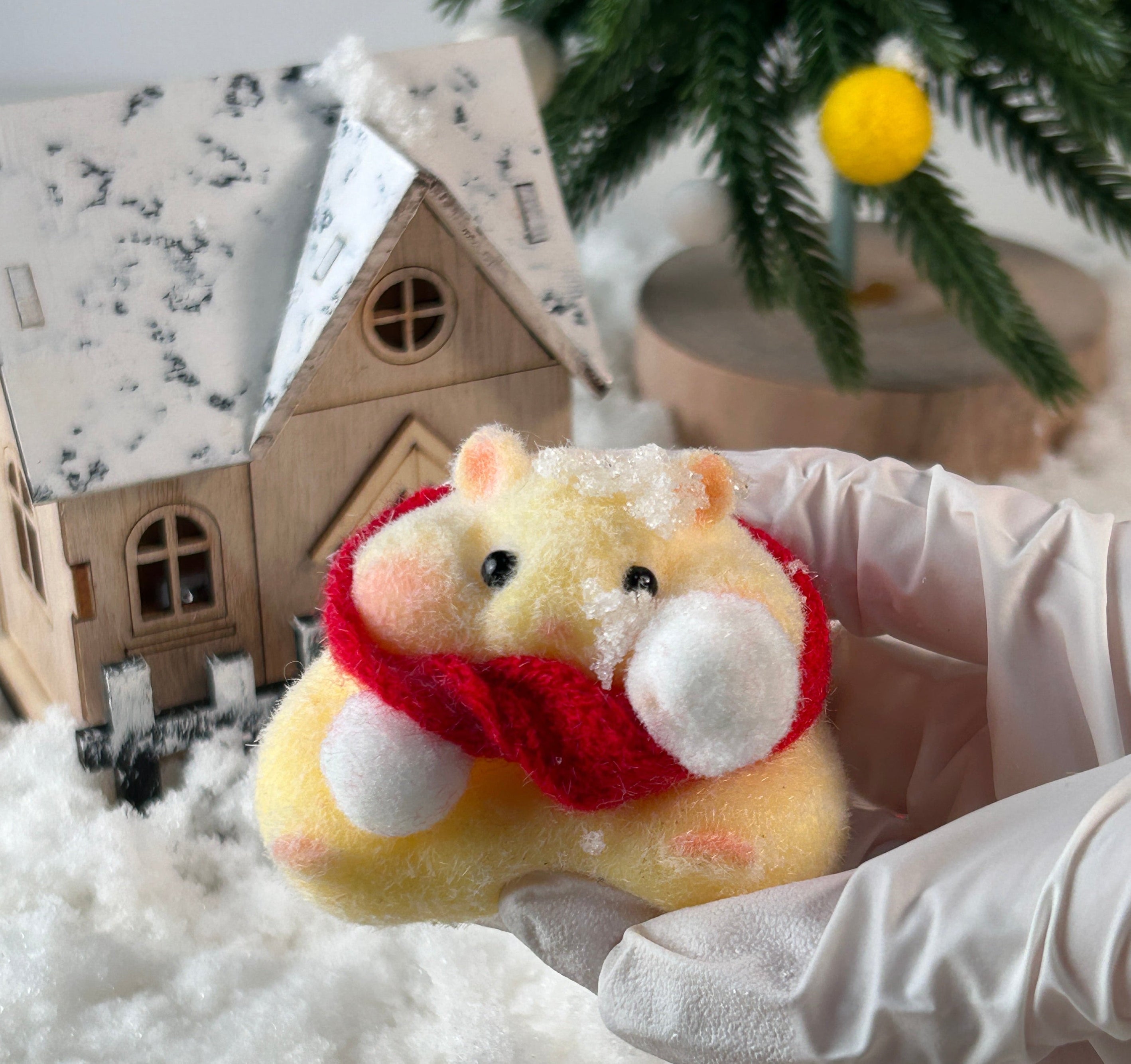 Baby Hamster Squishy Toy