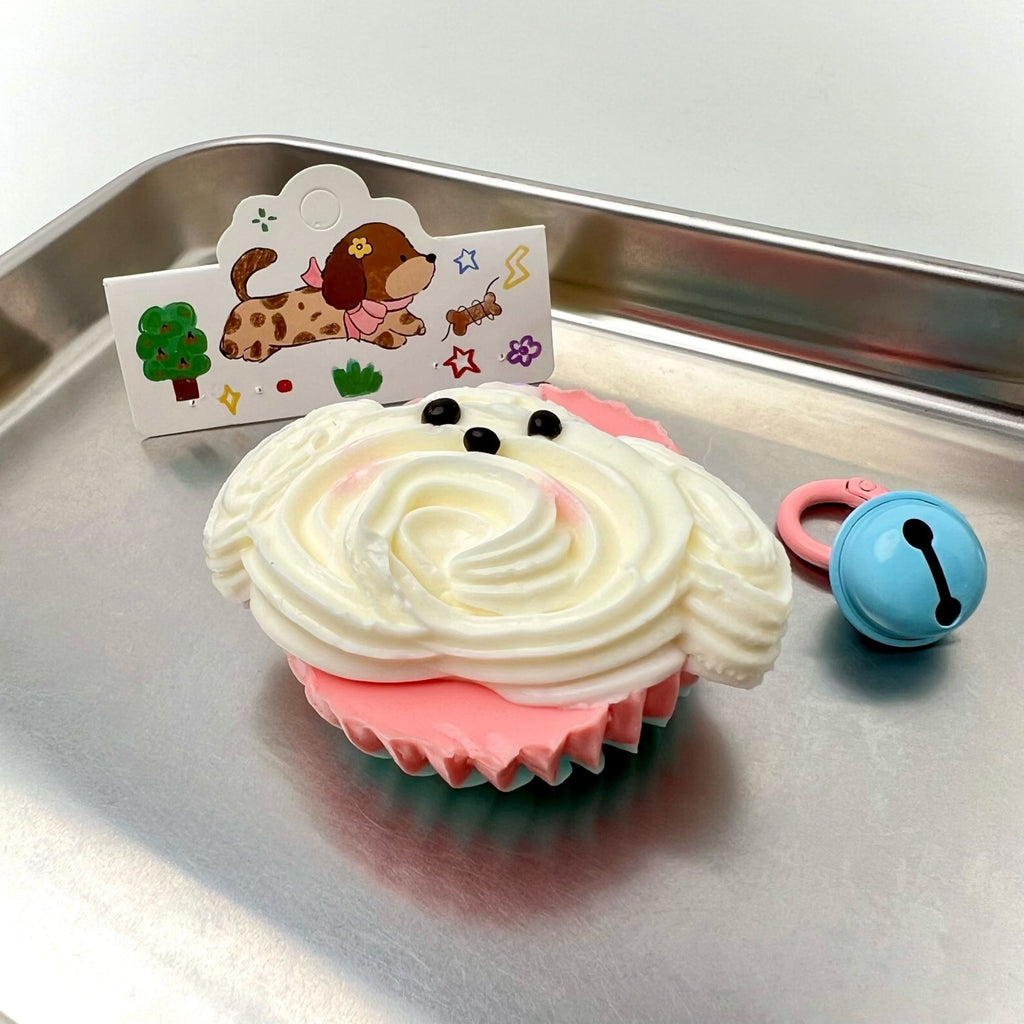 Puppy Cream Cupcake Squishy Toy