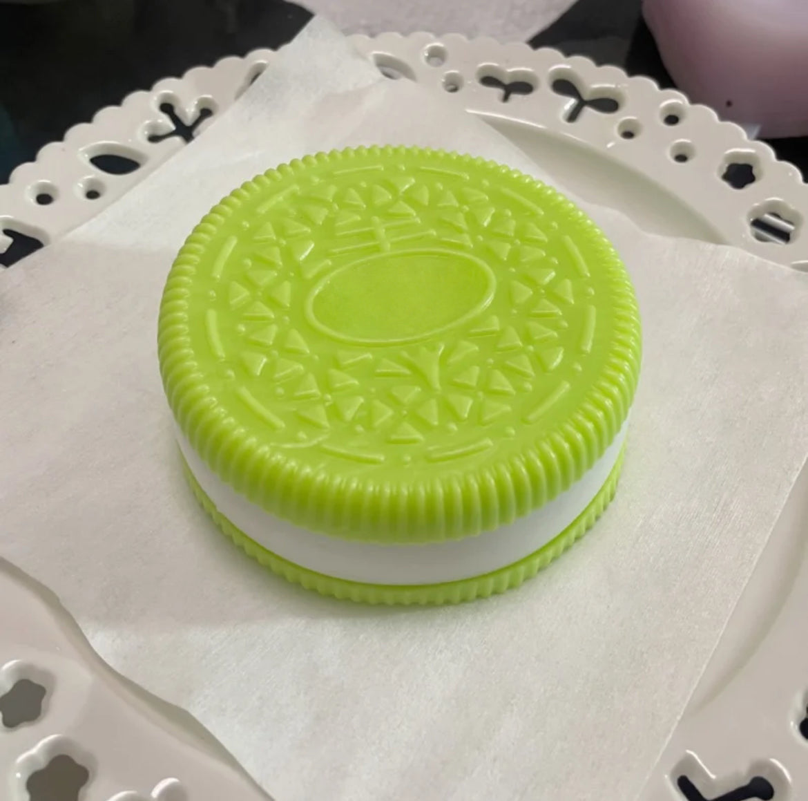 Cream Sandwich Cookies Squishy Toy ( Big Oreo)
