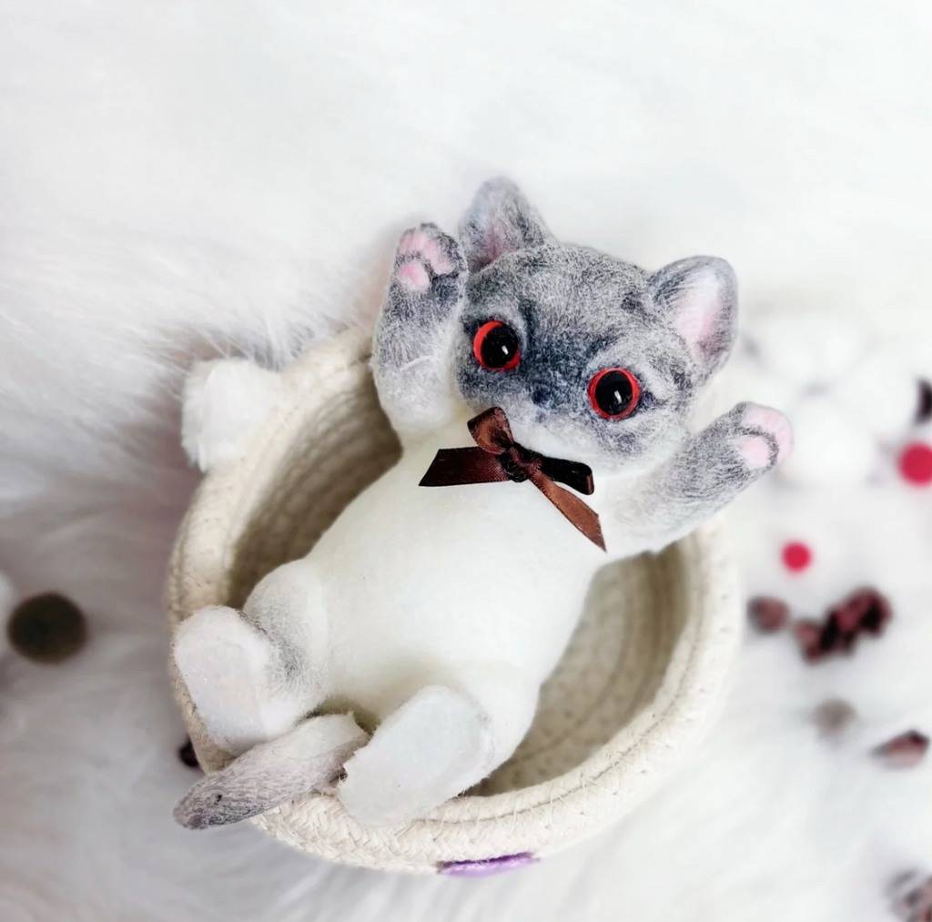 Raised-Paw Cat Squishy Toy