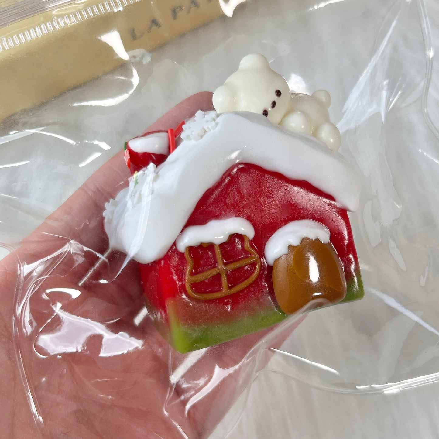 Christmas Snow House Squishy Toy