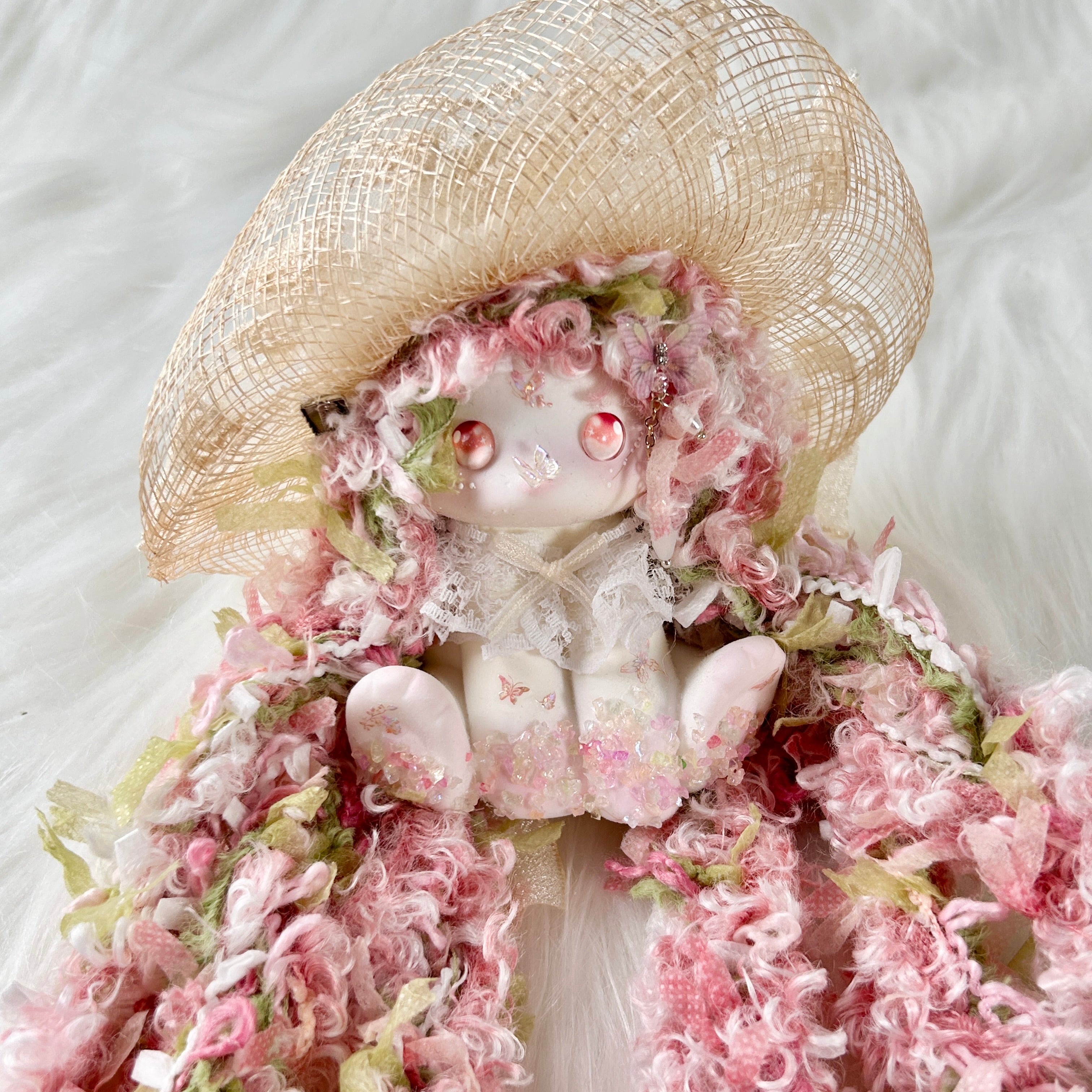 Spring Picnic Bunny Squishy Toy （one-of-a-kind)