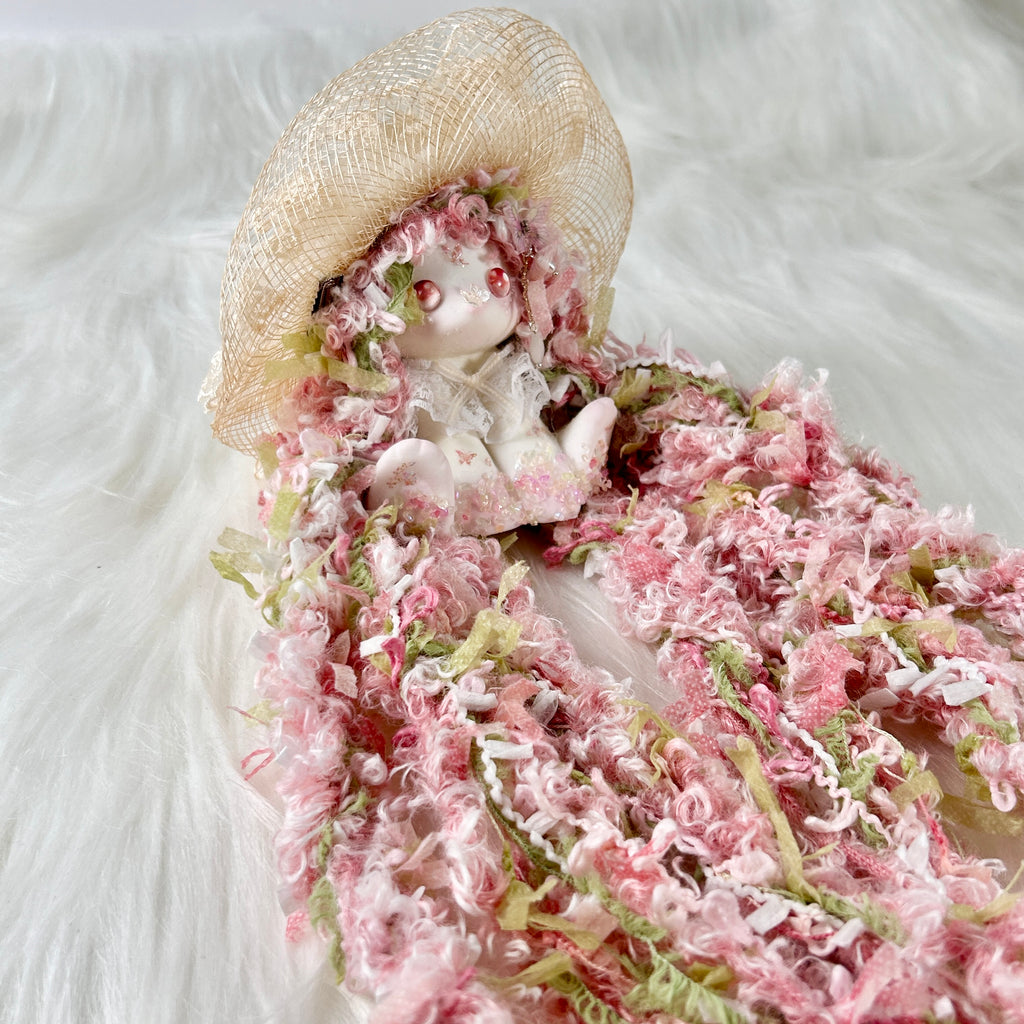 Spring Picnic Bunny Squishy Toy （one-of-a-kind)