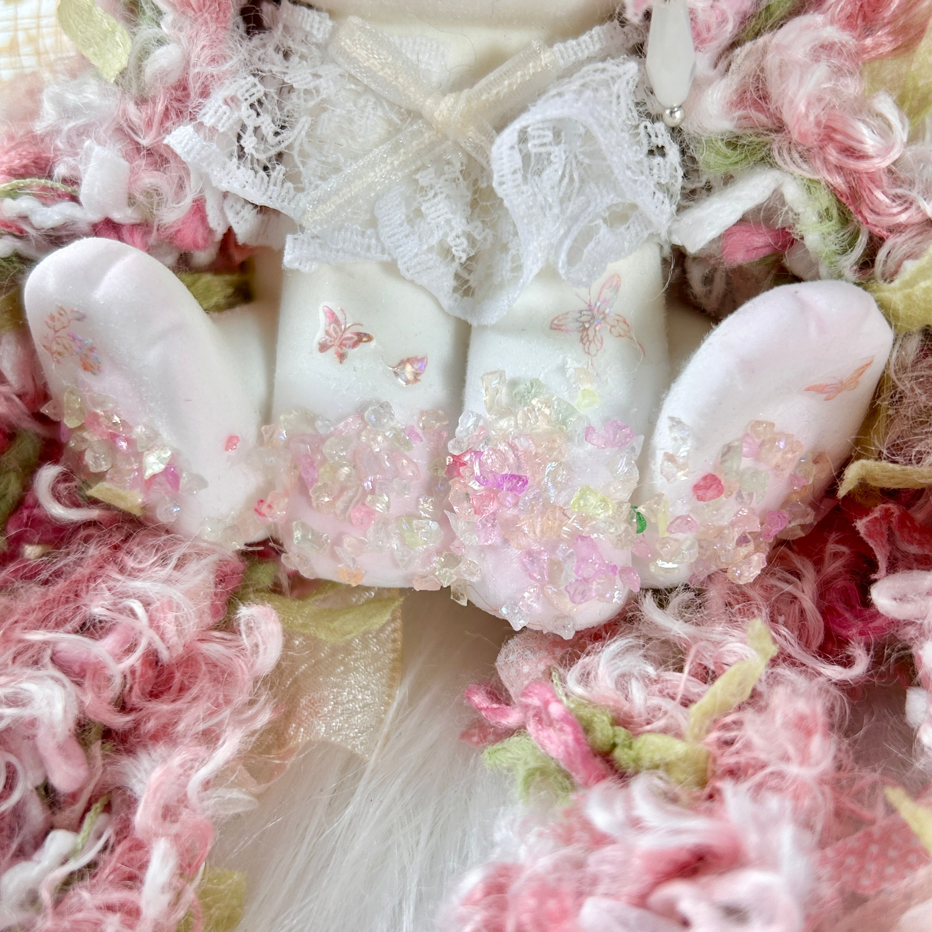 Spring Picnic Bunny Squishy Toy （one-of-a-kind)