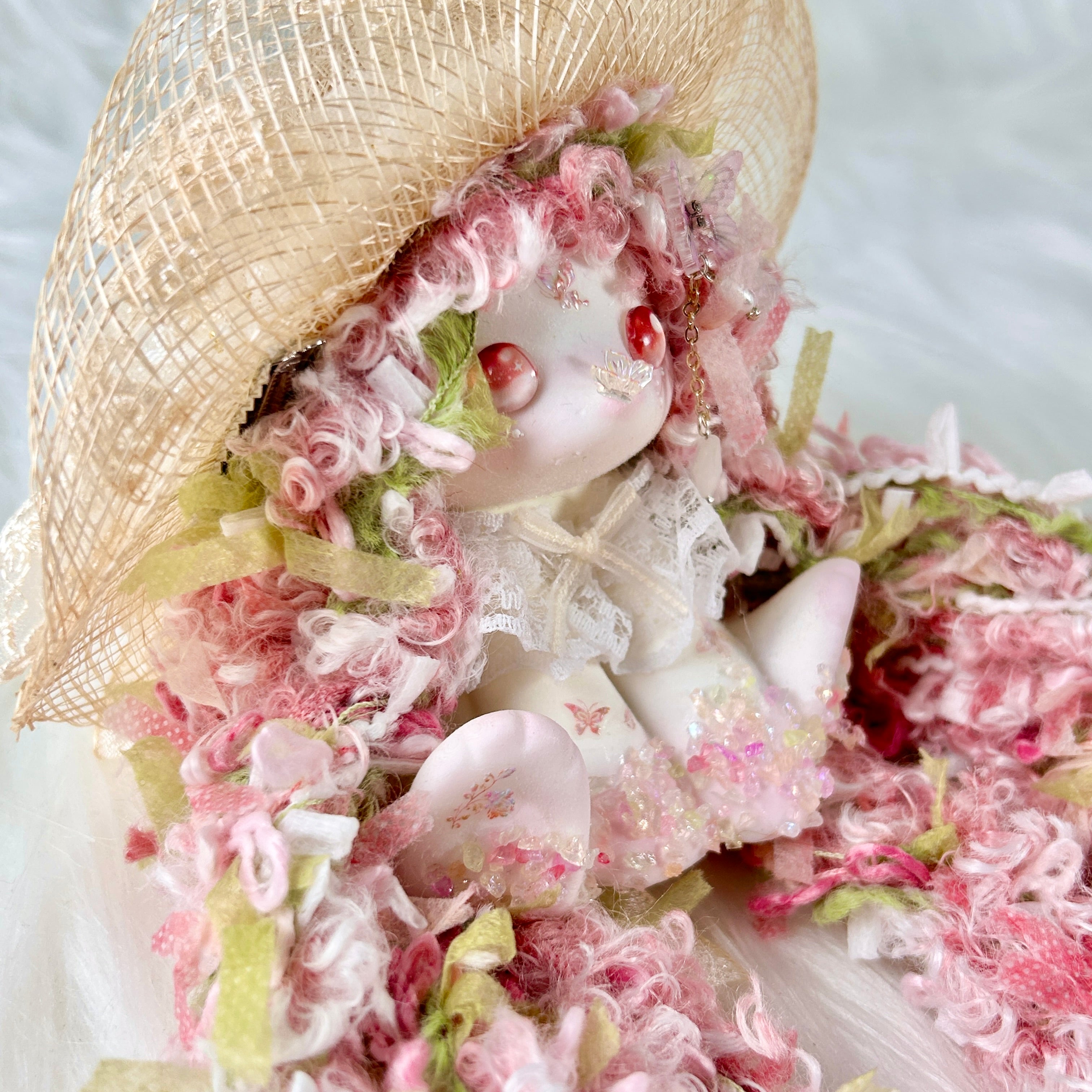 Spring Picnic Bunny Squishy Toy （one-of-a-kind)