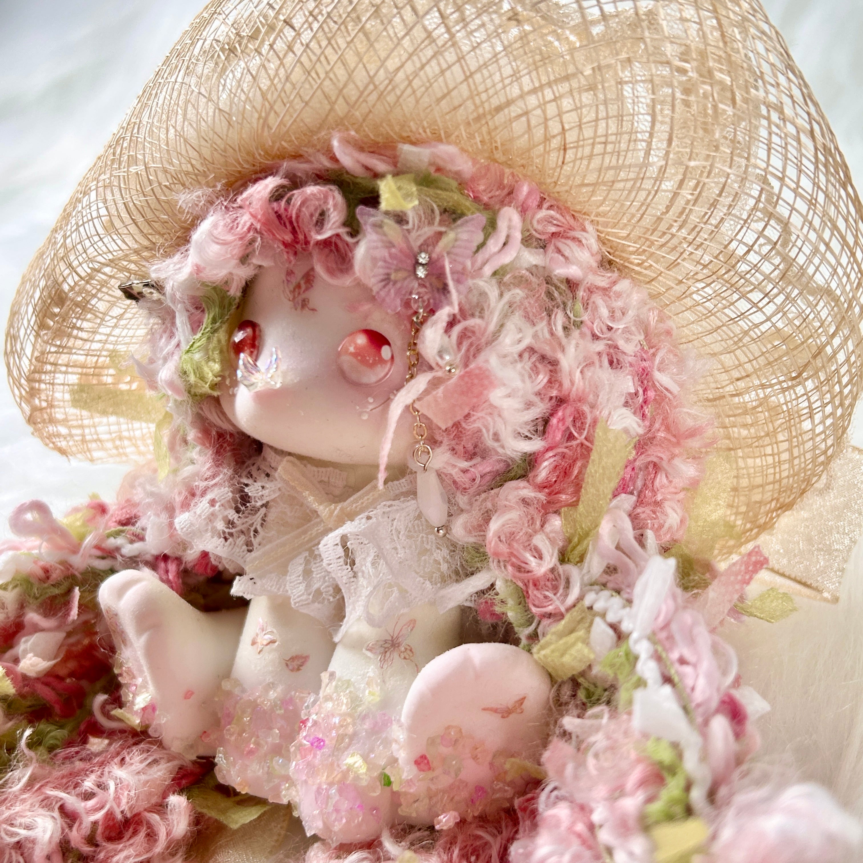 Spring Picnic Bunny Squishy Toy （one-of-a-kind)