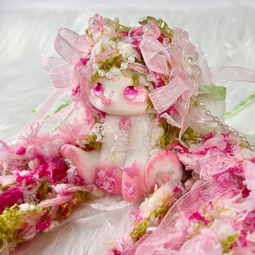 Goddess of Spring's Radiance Bunny Squishy Toy （one-of-a-kind)