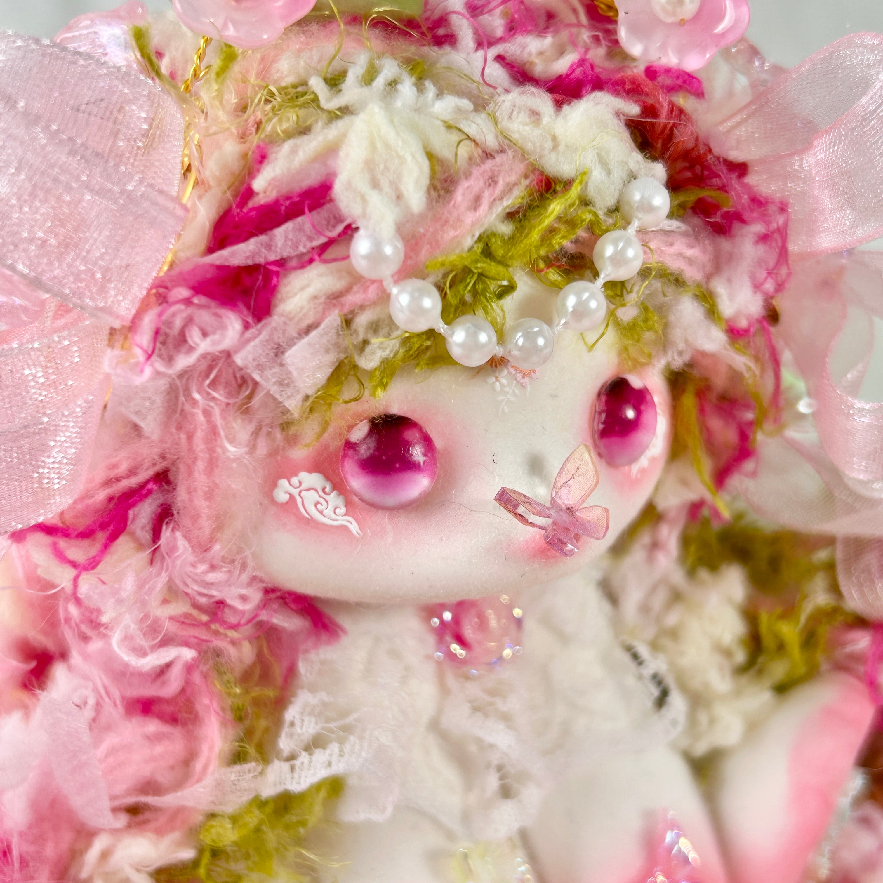 Goddess of Spring's Radiance Bunny Squishy Toy （one-of-a-kind)