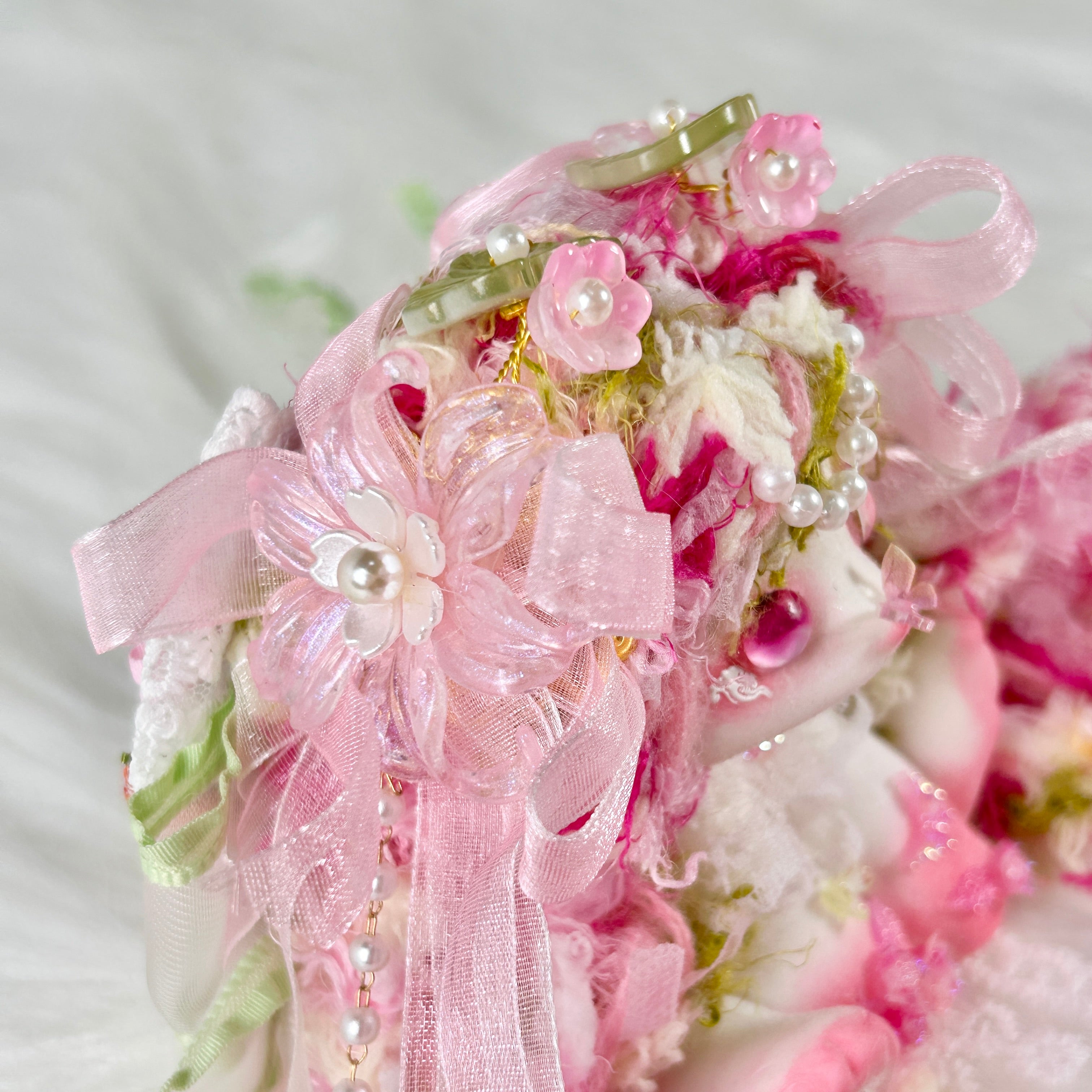 Goddess of Spring's Radiance Bunny Squishy Toy （one-of-a-kind)