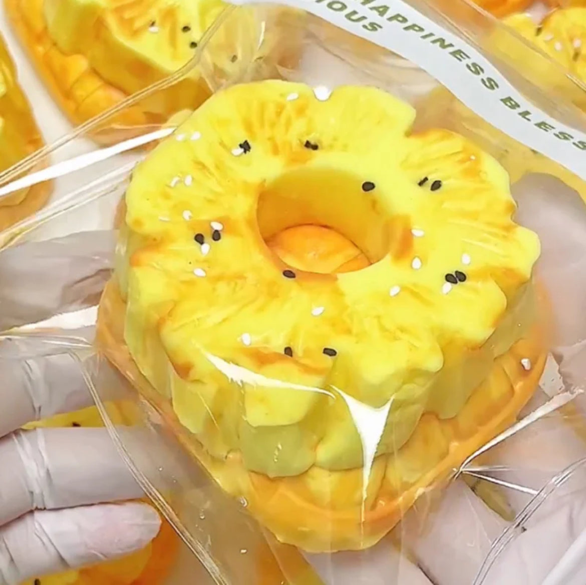 Pineapple Toast Squishy Toy