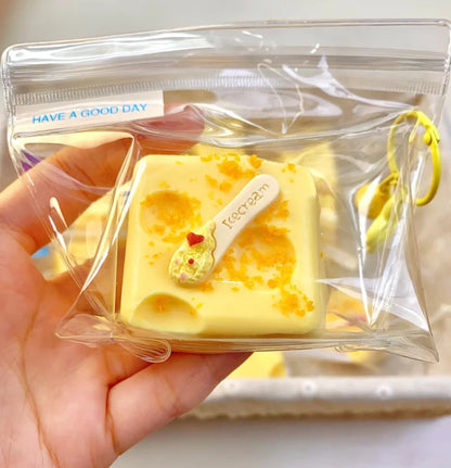 Cheese Cube Squishy Toy