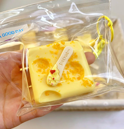 Cheese Cube Squishy Toy