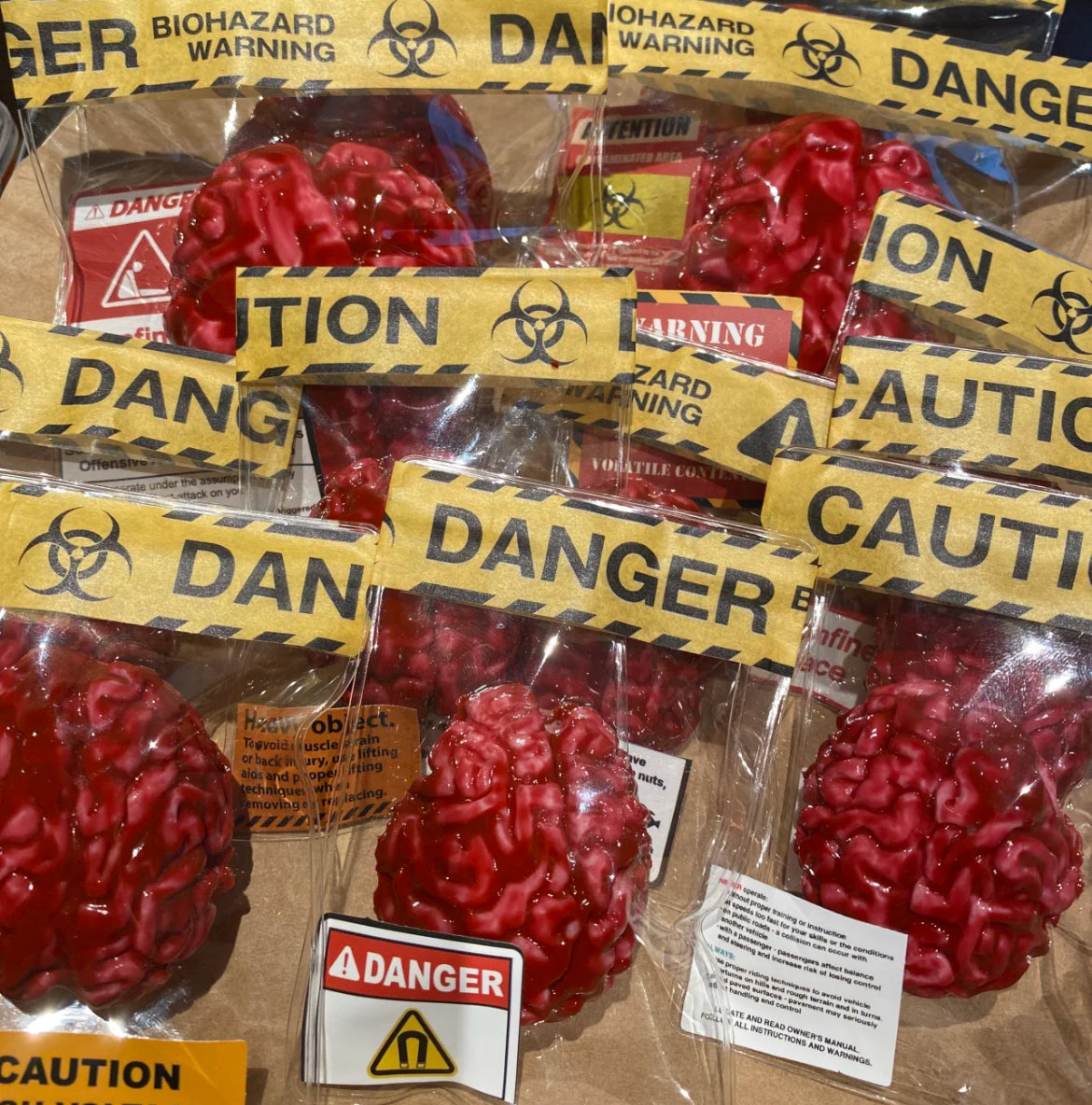 Halloween Super Big Realistic Brain Squishy Toy