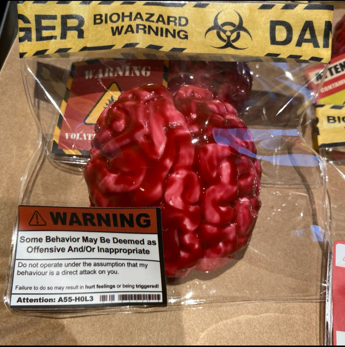 Halloween Super Big Realistic Brain Squishy Toy