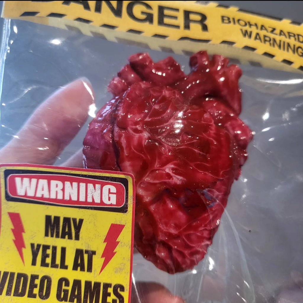 Halloween Realistic Heart Squishy Toy