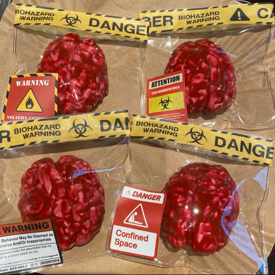 Halloween Super Big Realistic Brain Squishy Toy