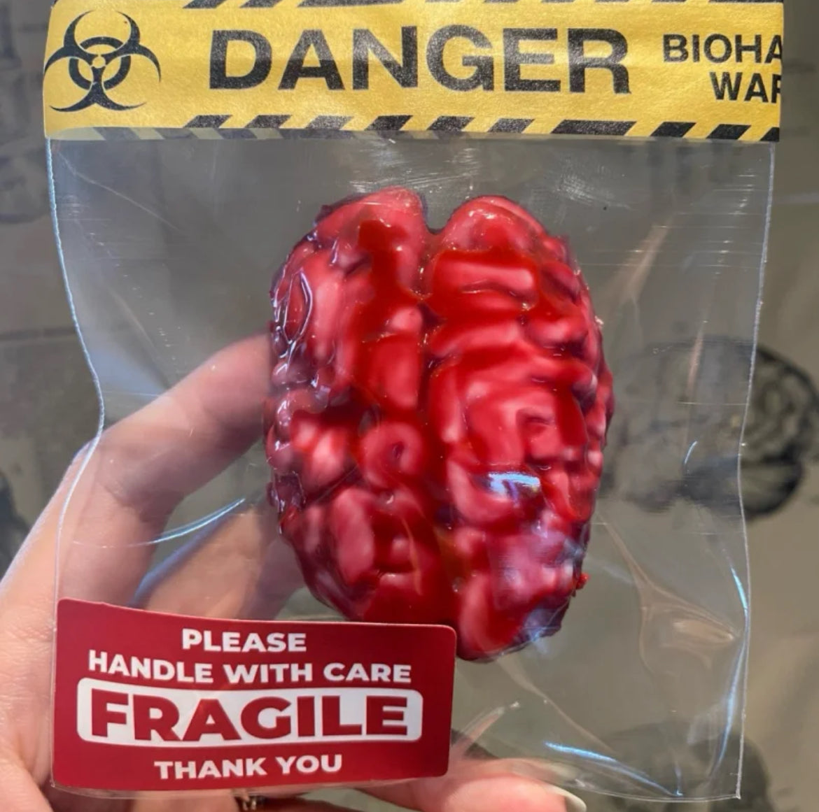 Halloween Super Big Realistic Brain Squishy Toy