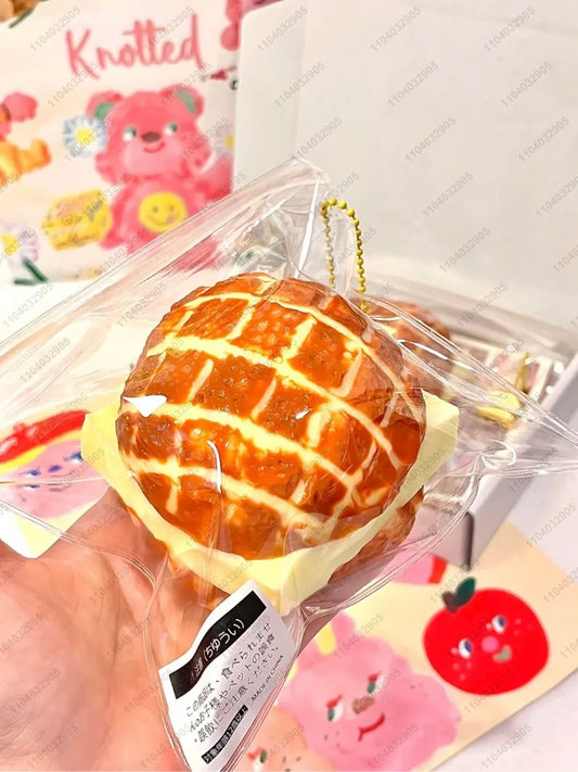 Pineapple Bun With Butter Squishy Toy