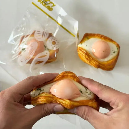 Fried Egg Slow Rebound Squishy Toy