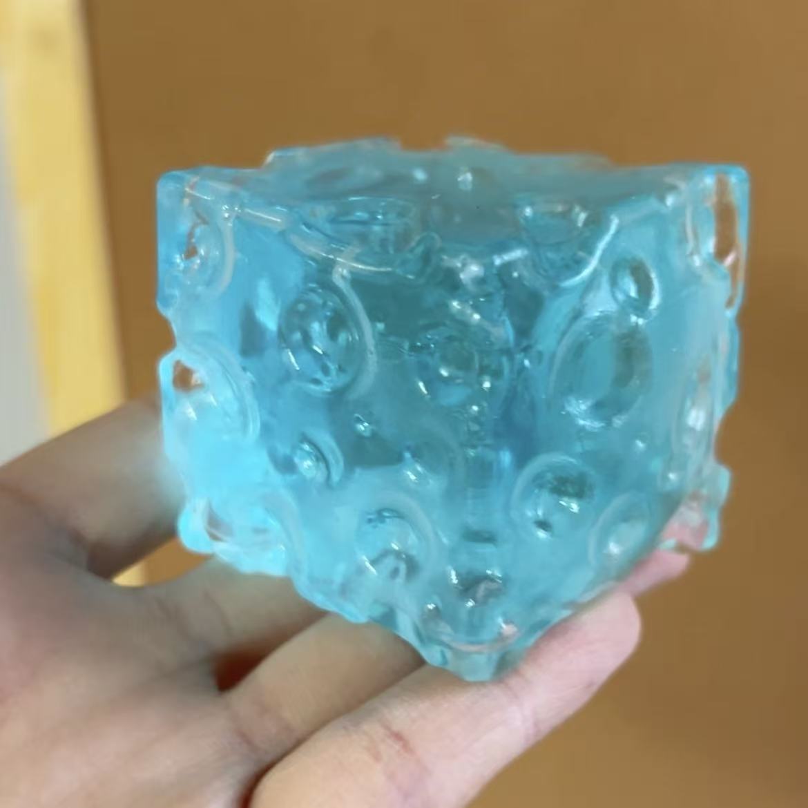 Transparent Mini Cheese Cube