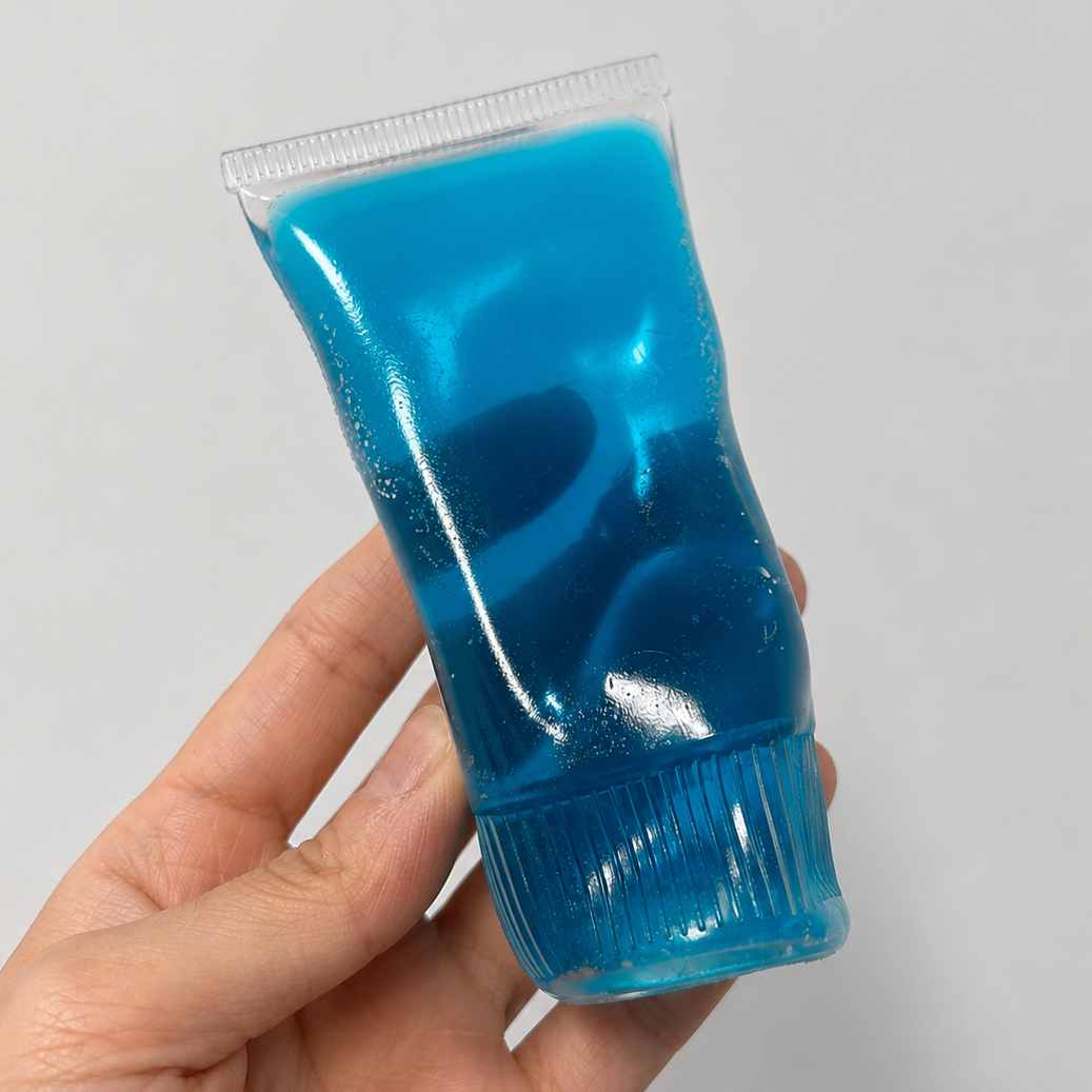 Clear Toothpaste Tube Stress Ball