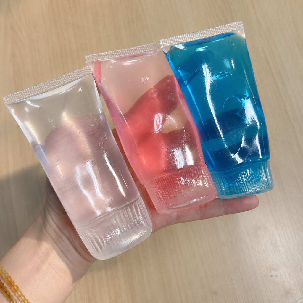 Clear Toothpaste Tube Stress Ball