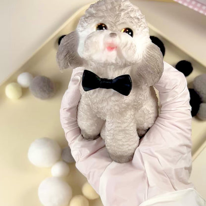 Black Bow Tie Teddy Squishy Toy