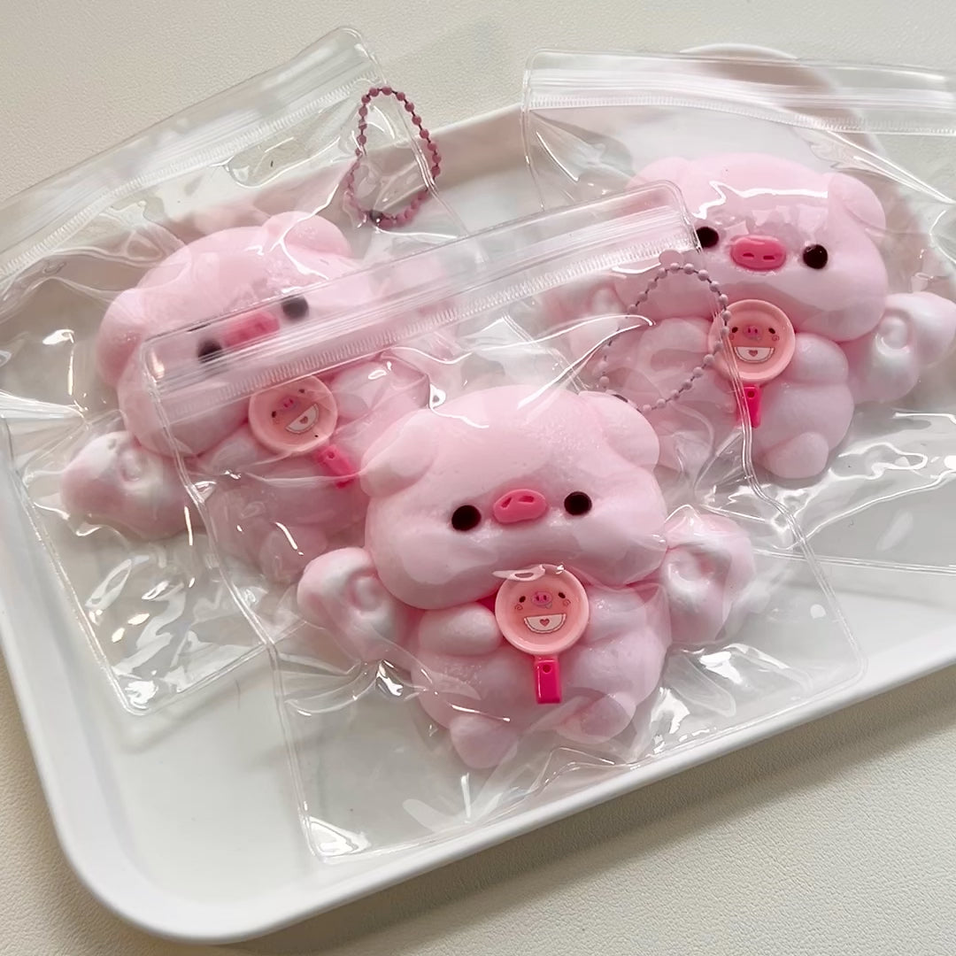 Angel Piggy Squishy Toy